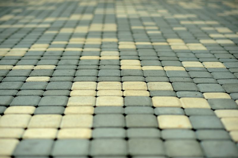 Paver Patio with Elegant Pattern